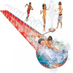 Water Slide Childrens Kid Splash 16' Aqua Garden Spray Sprinkler Summer Pool Toy