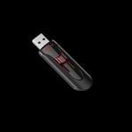 SanDisk Ceuzer Glide CZ600 USB-minne, 64GB, USB 3.0