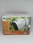 Toucan Outdoor Full Hd 1080p Cctv WiFi Smart Security Camera White Wireless