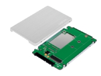 External SSD enclosure 2,5 for M.2 NGFF SATA, aluminum
