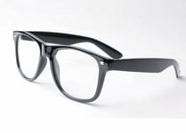 Men's Hipster Glasses Austin Powers Buddy Holly Geek Nerd 60's Fancy Dress Film