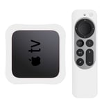 Trolsk Set-top Box + Silicone case ((Apple TV 4K (2021)) - Vit