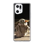 ERT GROUP Coque de téléphone Portable pour Oppo Find X5 Pro Original et sous Licence Officielle Star Wars Motif Baby Yoda 001 Parfaitement adapté à la Forme du téléphone Portable, Coque en TPU