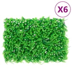 vidaXL Konstväxt ormbunke växtvägg 6 st grön 40x60 cm -  Gräsmatta & trädgård