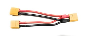 YUNIQUE GREEN-CLEAN-POWER - Connecteur XT60 pour Batteries RC Lipo | Adaptateur de Câble Parallèle 14AWG | 2 Femelles à 1 Mâle, Polyester, pour Modèles RC, Jouets, Véhicules