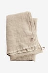 Lovely Linen - Hamam Badlakan Lovely i tvättat lin - Beige