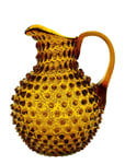 Paris Hobnail Jug 2L Home Tableware Jugs & Carafes Water Carafes & Jugs Yellow Anna Von Lipa