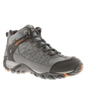 Merrell Mens Walking Boots Accentor Sport mid Lace Up grey - Size UK 11