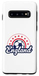 Coque pour Galaxy S10 Ballon de football Euro Star Angleterre