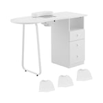 physa Nagelbord - 3 lådor Utsug