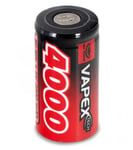 Vapex NiMH Batteri 1,2V 4000mAh Sub-C (utan lödöron)