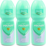 Mitchum Women Unperfumed Roll-On Deodorant 100ml X 3