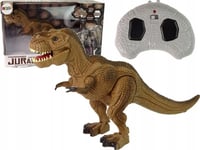 Leantoys Dinosaurie Fjärrstyrd Tyrannosaurus Rex Brun Lean Toys