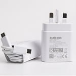 45W Super Fast Charger Plug USB C-C Cable Samsung S23 Ultra S23+ S23 S22 S21 S20