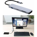 Hub USB-C et adaptateur PC 60 W compatible avec Samsung DeX