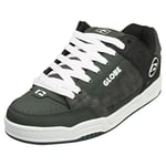 Globe Tilt Mens Forest Black White Skate Trainers - 10.5 UK