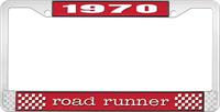 OER LF121670C nummerplåtshållare 1970 road runner - röd
