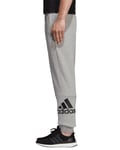 Adidas Must Haves Badge Of Sport FT Pant M Medium Grey Heather/Black (Storlek S)