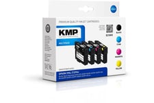 KMP MULTIPACK E218VX - 4 paket - Högtydende - sort, gul, cyan, magenta - blækpatron (alternativ till: Epson 29XL, Epson T2991, Epson T2992, Epson T2993, Epson T2994)