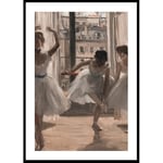 Gallerix Poster Danseuses Dans Une Salle D'exercice By Edgar Degas 21x30 5079-21x30