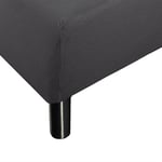 Formsydda lakan 180x200 cm - Grått jerseylakan - IN Style - Formsydda lakan till dubbelsäng