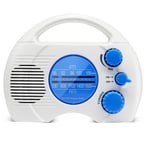  Radio Portable Radio AM FM  Radio Bathroom Radio with Plug-in Card R9K83757