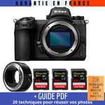 Nikon Z7 II + Nikon FTZ II + 3 SanDisk 64GB Extreme PRO UHS-II SDXC 300 MB/s + Guide PDF ""20 TECHNIQUES POUR RÉUSSIR VOS PHOTOS