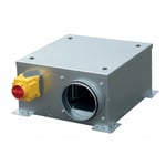 Caisson extra-plat Ecowatt, 1000 m3/h, d 200 mm, dépressostat, inter prox s&p ( Unelvent 244034