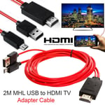 Mhl Micro Usb To Hdmi 1080p Hd Tv Cable Adapter For Android Phones Samsung