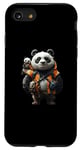 Coque pour iPhone SE (2020) / 7 / 8 Panda Daddy Adventurer Cool Panda Baby Fun