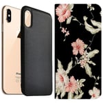 Apple Iphone Xs Max Magnetic Wallet Case Blommor