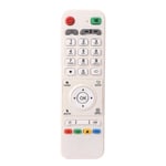 Vit fjärrkontroll ersättning kompatibel med Lool Loolbox Iptv Box Great Bee Iptv och modell 5 eller 6 arabiska boxtillbehör