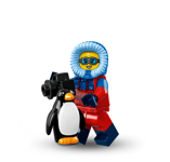 Lego Series 16 Wildlife Photographer Minifigure with Camera and Penguin!