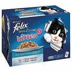 Felix As Good As It Looks Kitten Fish Selection 12 Pack - 100g - 570394
