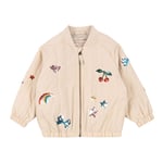 Konges Sløjd Juno Sequin Bomberjacka Smoke Gray | Beige | 3 years