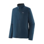 PATAGONIA 40500-LTBX M's R1 Daily Zip Neck Sweatshirt Men's Lagom Blue - Tidepool Blue X-Dye Size XS