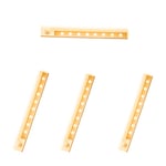 LED-ljuslist med rörelsesensor, 23,6 CM Underskåp Köksbelysning 4-pack Varm vit