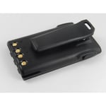 VHBW Li-Ion batterie 1700mAh (7.4V) avec clip de ceinture pour radio talkie-walkie Midland CT790 - Vhbw
