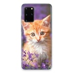 Coque pour Samsung Galaxy S20 FE / S20FE Chat Violet