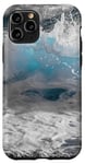Coque pour iPhone 11 Pro Water Surf Nature Sea Spray mousse vague Ocean