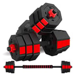 Shengluu Weights Dumbbells Sets Women Adjustable Dumbbells Weights Set Dumbbell Barbell Fitness 2 In 1 Home Fitness Exercise And Strength Training Suitable For Men And Women Body Workout