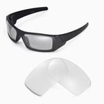New Walleva Clear Replacement Lenses For Oakley Gascan Sunglasses