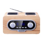 Portable Radio Retro FM / MP3 / USB / AUX Clock Telescopic Radio Antenna 2x1.5W