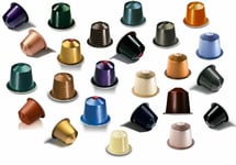 Nespresso Coffee Flavour Capsules 5 Flavour Assorted Variety Pack - 50 Pods