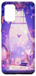 Coque pour Galaxy S20+ Belle pièce d'anime fantaisie papillon violet