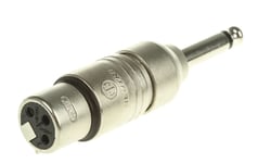 Neutrik NA2FP overgang XLR hun til jack han ( jack pluggen i mono)