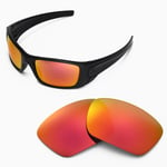 New Walleva Polarized Fire Red Lenses For Oakley Fuel Cell