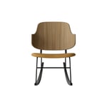 The Penguin Rocking Chair Upholstered Seat, Natural Oak/dakar 0250