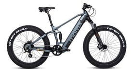 Moma bikes vtt  fatbike 26 pro  equipped full shimano  freins a disques hydrauliques  bat  ion lithium integrada 48v 13ah   160 195 cm
