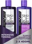 PROVOKE Touch of Silver Brightening Purple Shampoo & Intensive Conditioner 400Ml